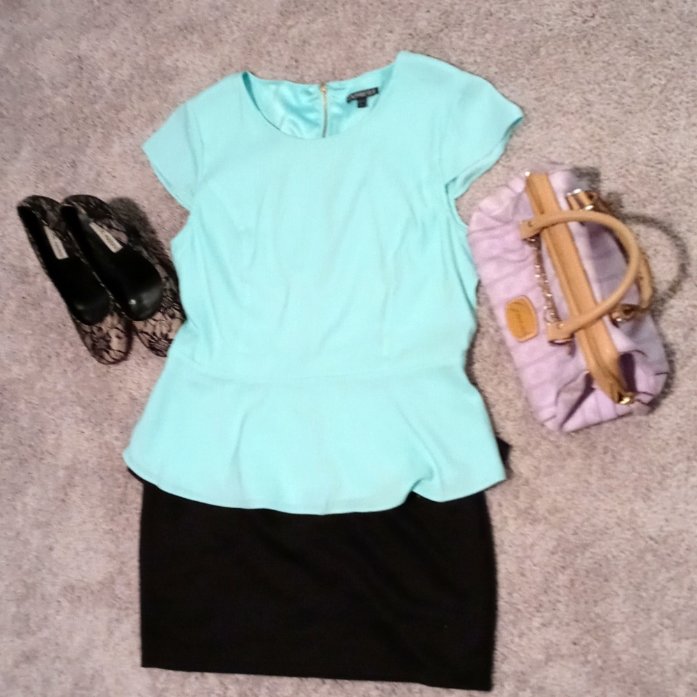 Express peplum blouse